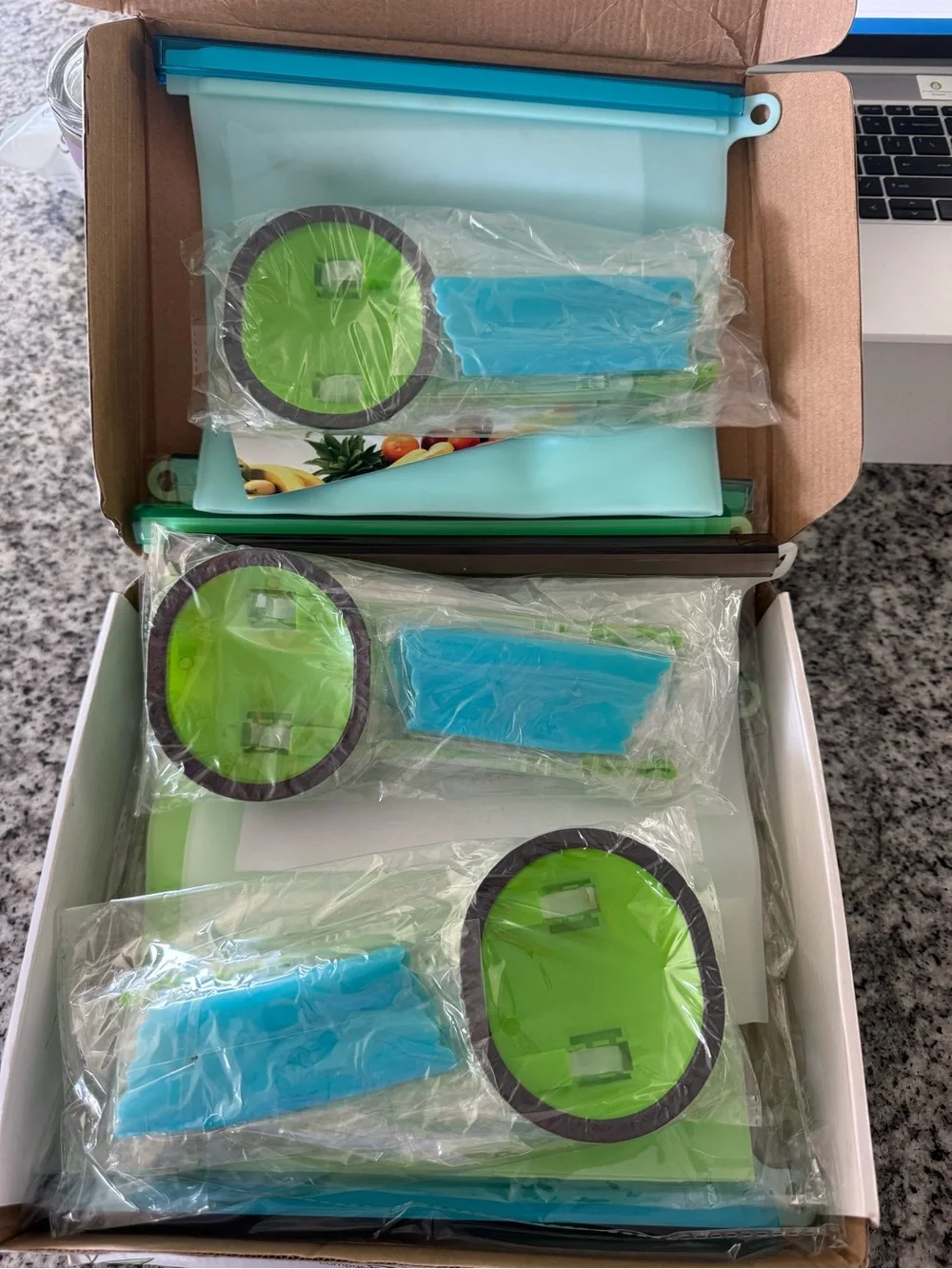 EcoNme Floral White & Green Box Set
